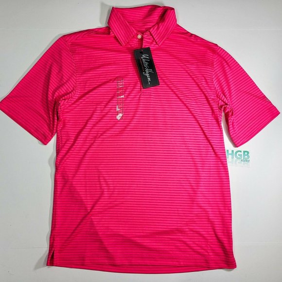 Walter Hagen Striped Polo Men's Golf Tennis Athletic Running Training  MGA112080 - Picture 2 of 8